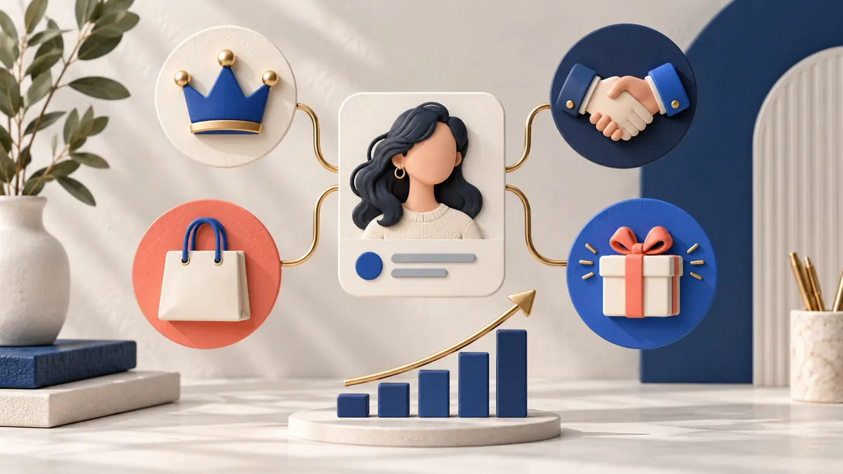 Illustration of a creator profile branching into subscriptions, brand partnerships, product sales, and audience gifts.